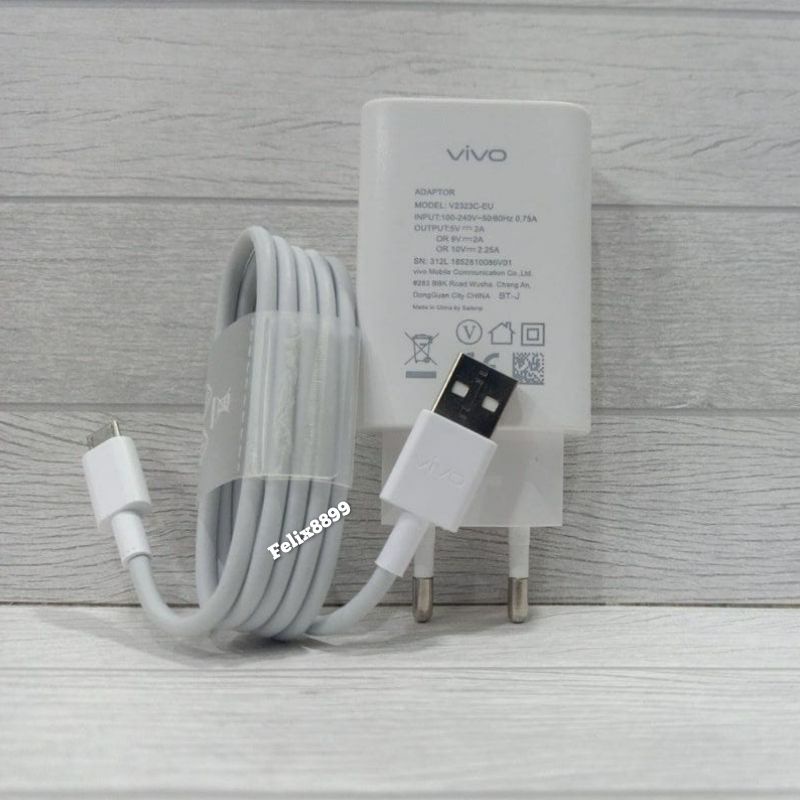 Charger vivo Y11 Y81 Y83 Y91 Y93 Y95 Original 100% 18W Fast Charging Micro USB