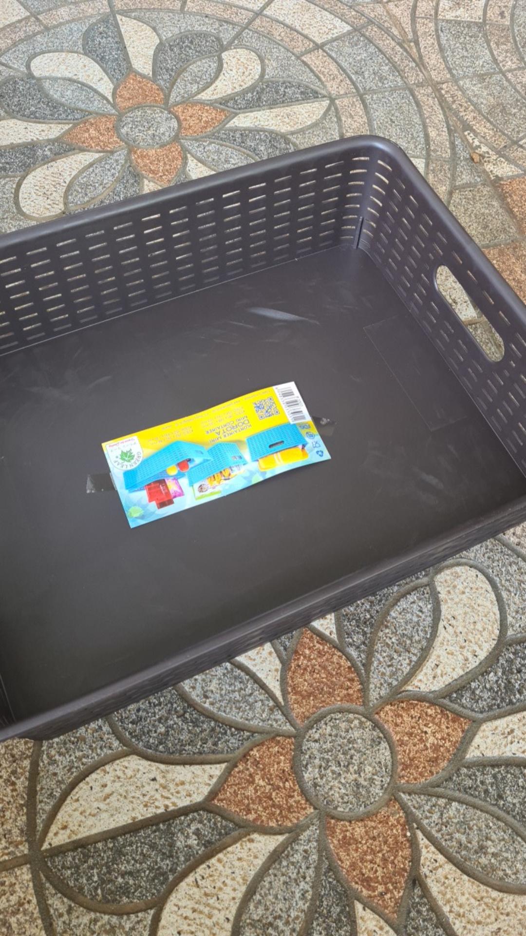 Batamgrosir.id | Keranjang Dorota Serbaguna / Kotak Tempat Penyimpanan Green Leaf 3304