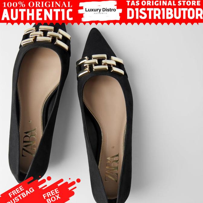 Sepatu Flat Shoes Zara Wanita Original Store Terbaru FR162 Termurah