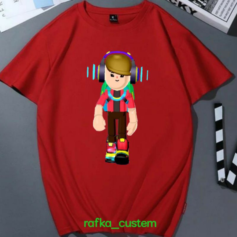 baju pk Xd kaos anak custem gambar caracters pk Xd terbaru