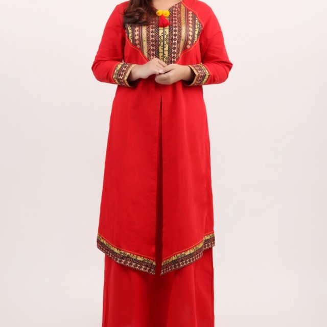Gamis tenun bangkok