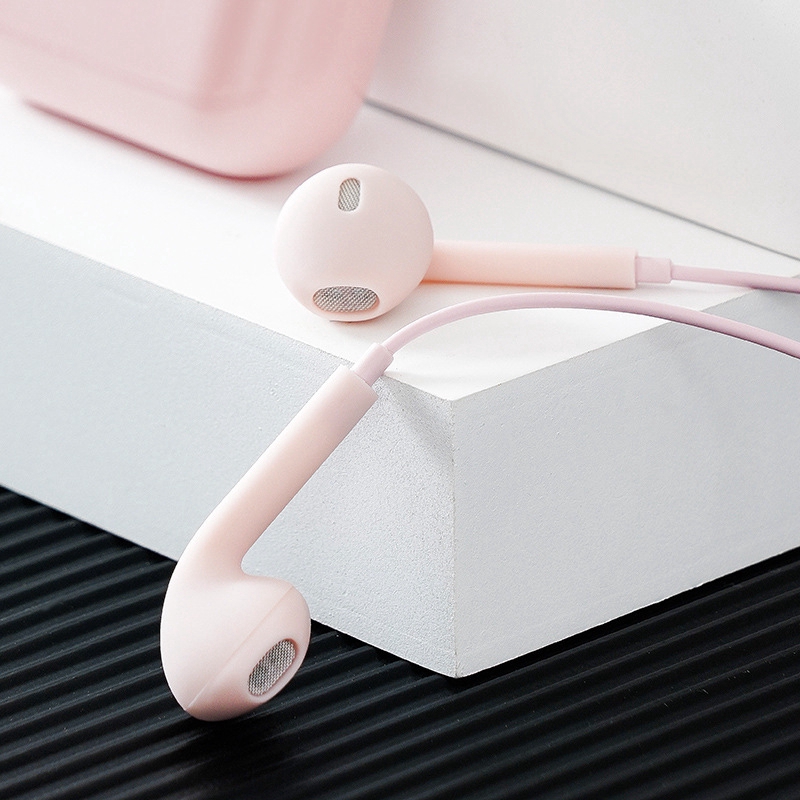 Earphone In-Ear Tws U19 Subwoofer 3d Bentuk Macaron Dengan Kabel Jack 3.5mm