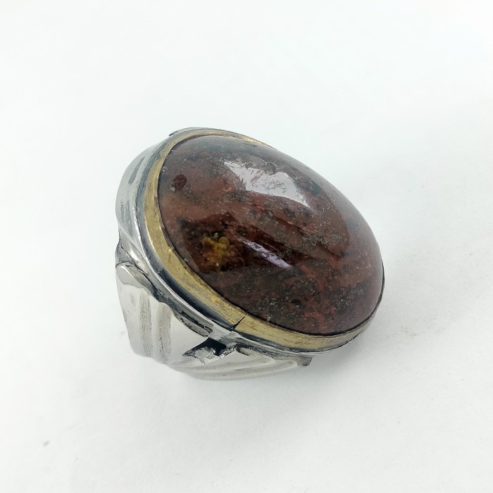 Cincin Akik Ati Ayam Natural Jasper