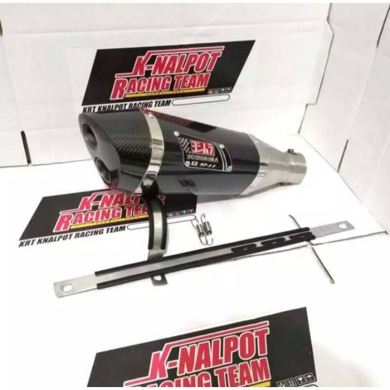 KNALPOT YOSHIMURA R11 2 LUBANG SILINCER NINJA R15 CBR GSX