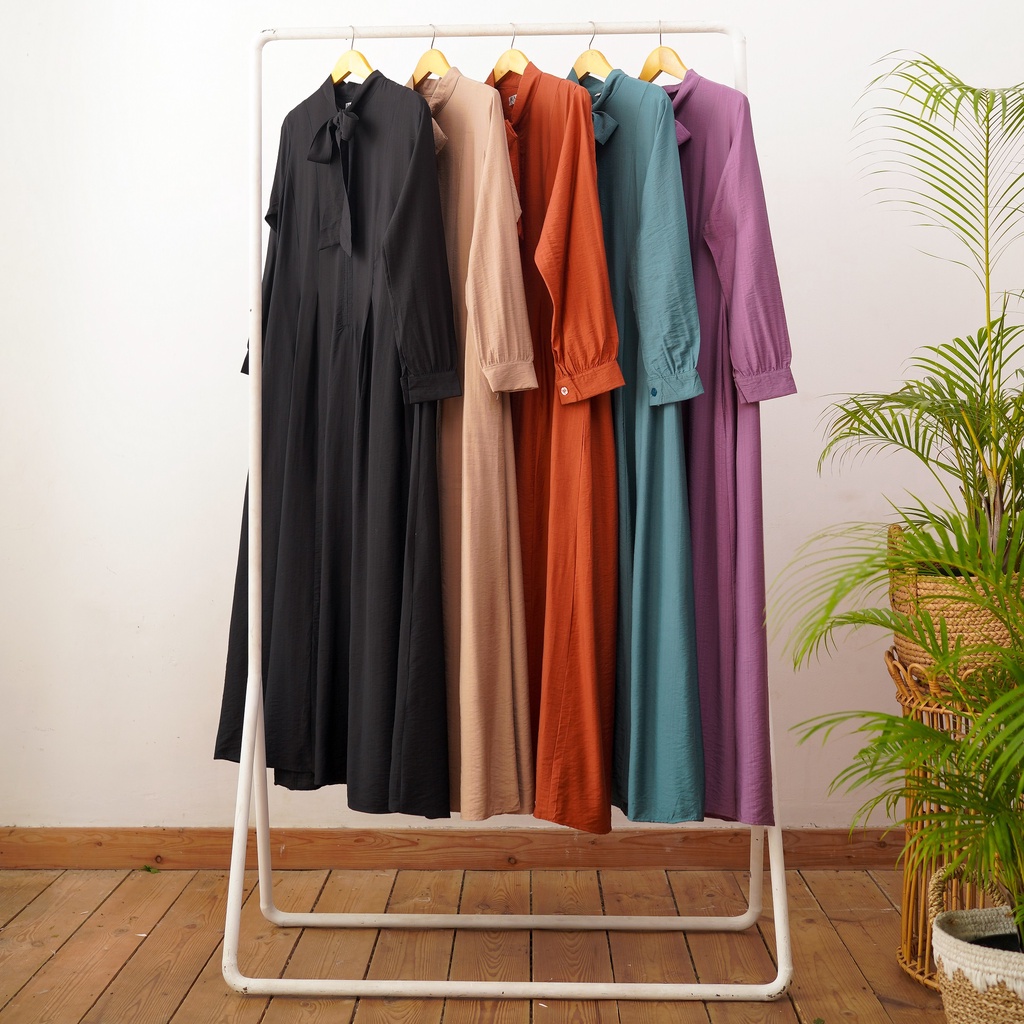 MAIA BY HASYA - Gamis  Dress Wanita Muslimah Premium ALANA Busui Jumbo