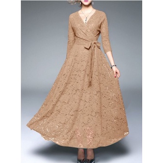 Baju Dress Gamis Brukat Pesta Kondangan Nikahan Seragam Bridesmaid Terbaru Lebaran 2022 Dress IchaTr