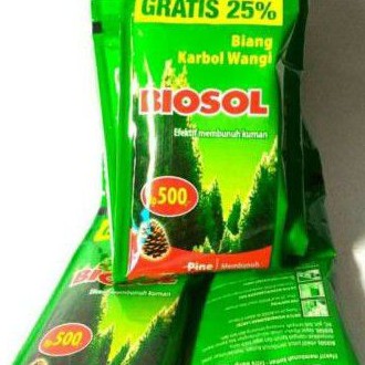 BIOSOL KARBOL KEMASAN RENCENG ISI 24 SACHET .ORIGINAL. HARGA GROSIR.