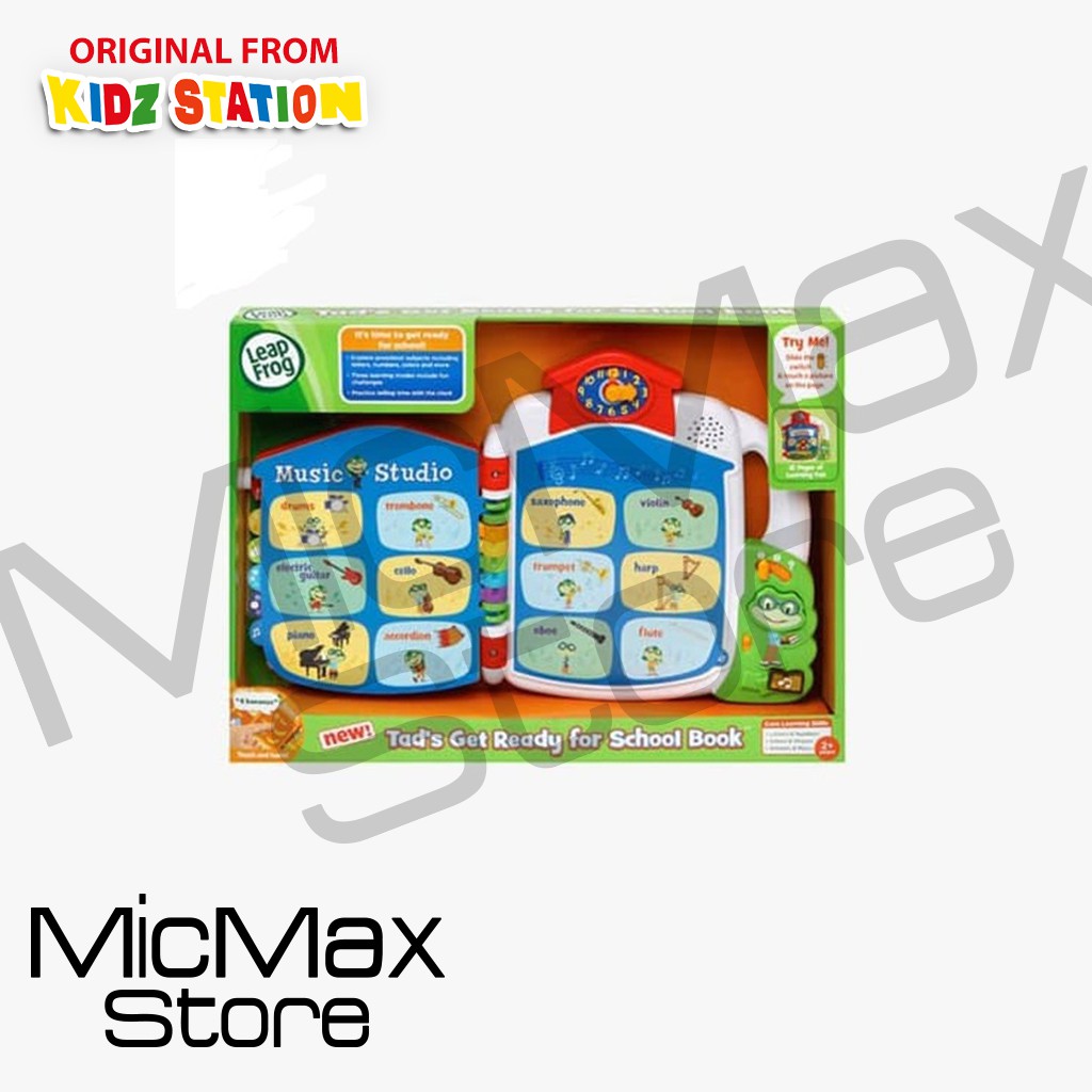 Leap Frog Tad's Get Ready For School Book