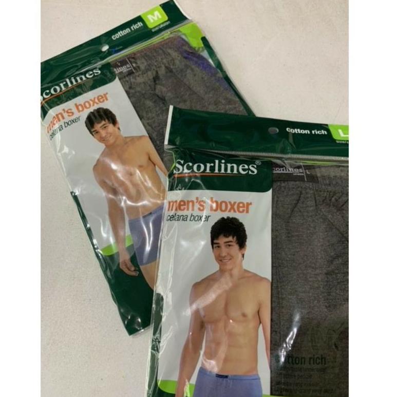 [KODE VFW8P] Boxer Pria Scorlines
