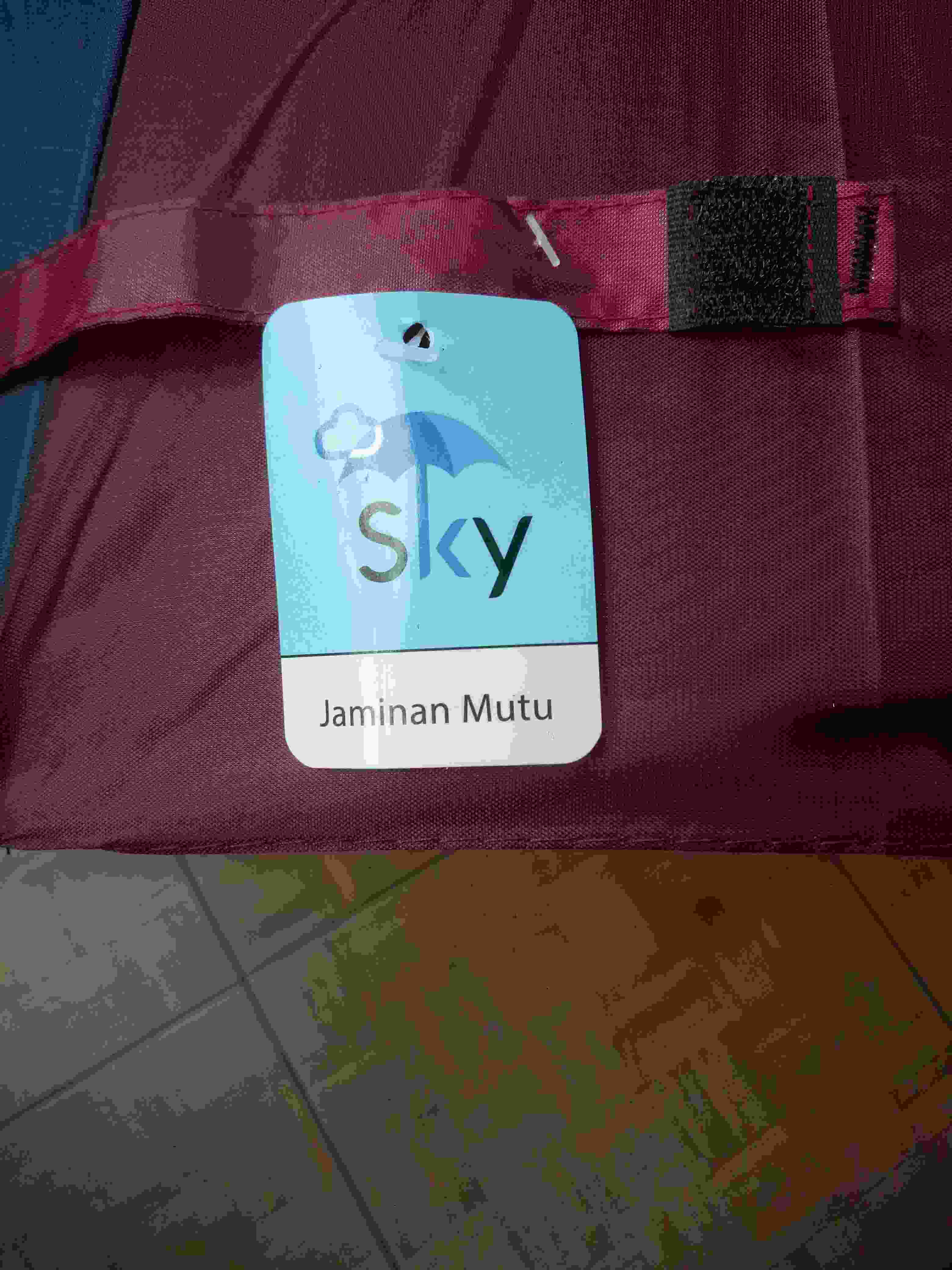 Payung Golf Pelangi 16 Jari Bahan Sutra