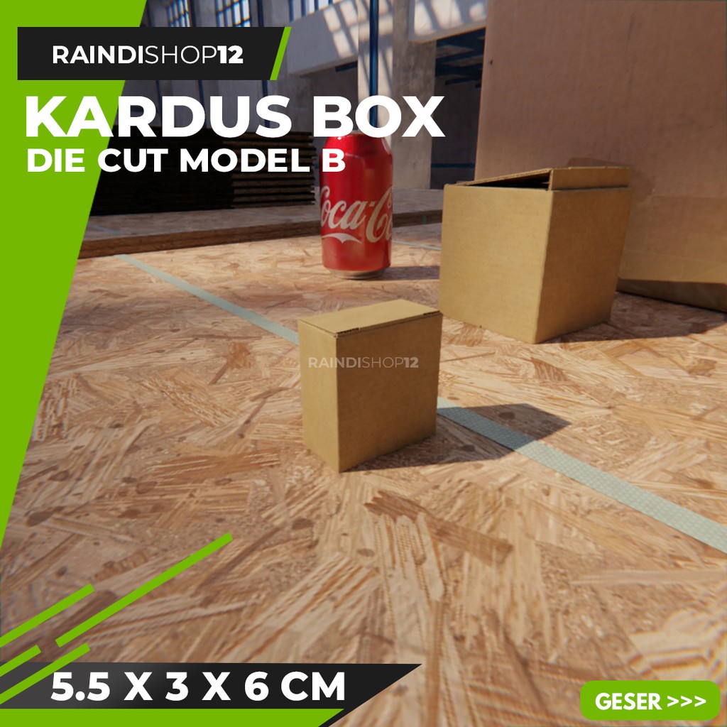 

(MIN 20 PCS) BOX 5.5 X 3 X 6 CM KARDUS DIE CUT KOTAK KARTON KEMASAN KADO B
