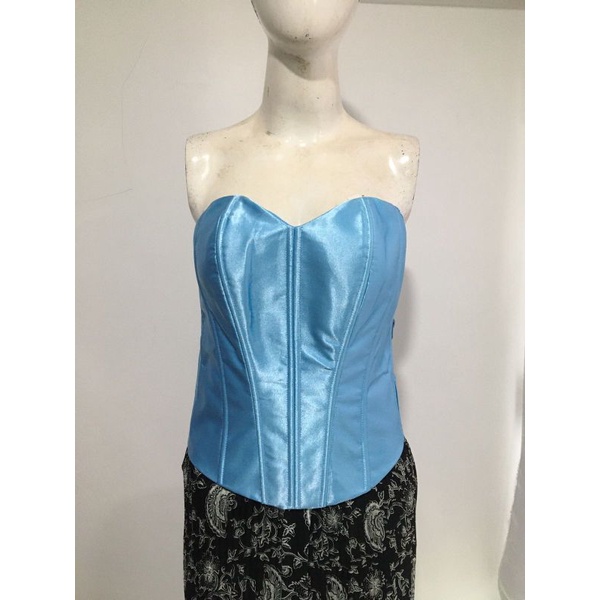 Kamisol satin / dalaman kebaya / bustier / kemben / longtorso