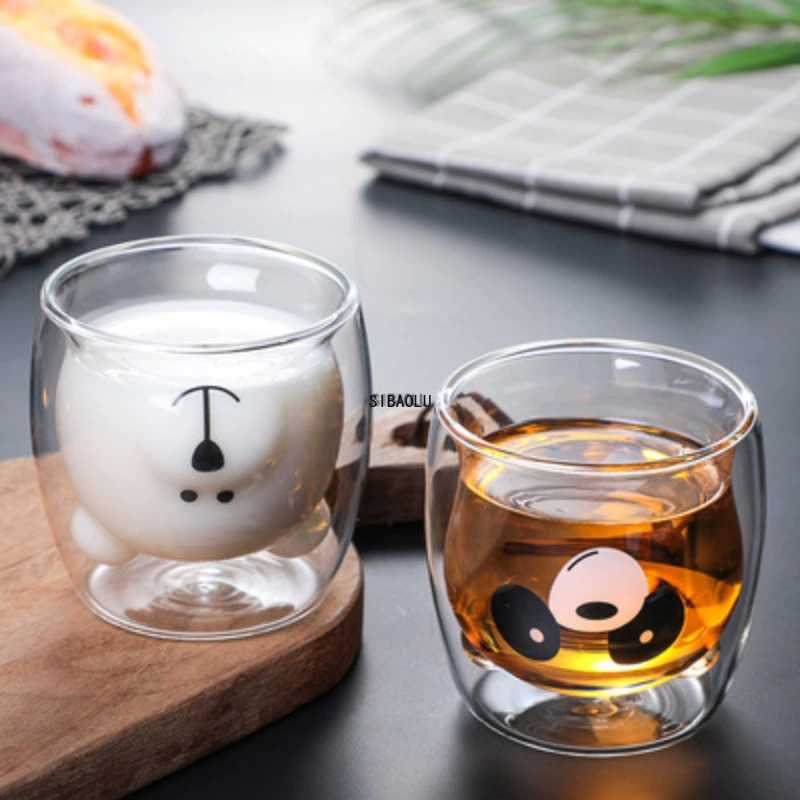 TD-DA SIBAOLU Gelas Mug Animal Double Wall Layer Cup - C8784