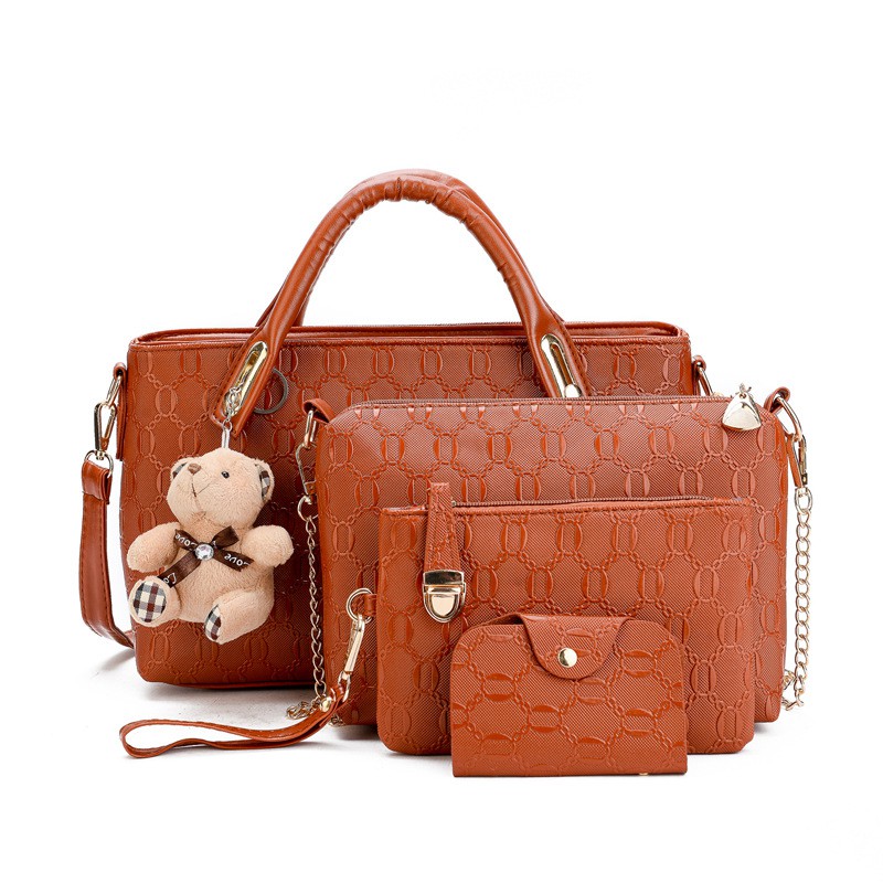 TAS DOLLY 4IN1 JX 100 (2 TAS BISA 1KG) TAS WANITA BEST SELLER - TAS TEDDY 4IN1 - TAS IMPORT BATAM