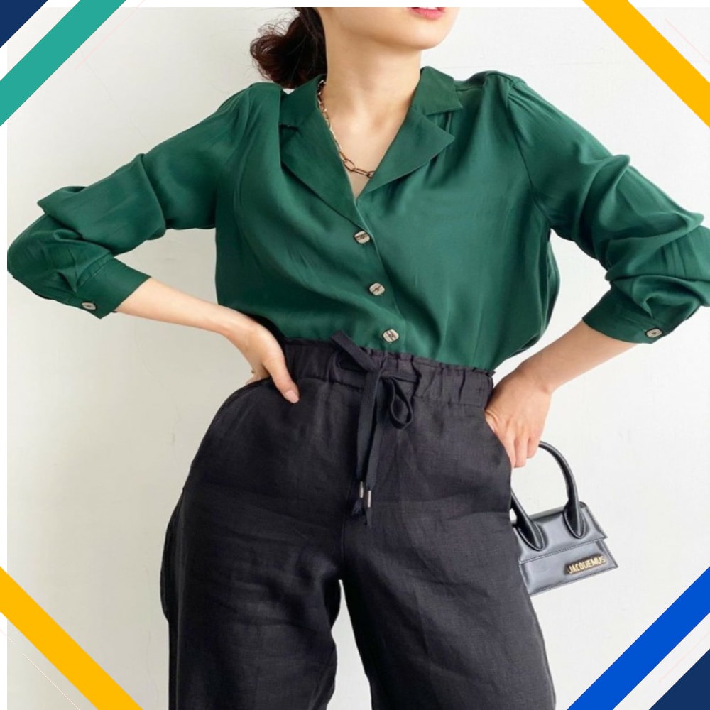 Hem Paris Army Kekinian Baju Atasan Wanita 0141 Premium UAQ