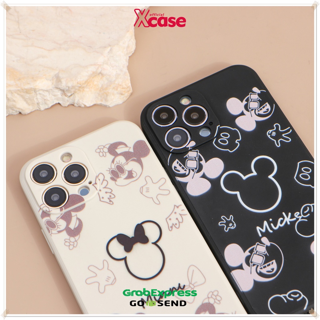 Casing Oppo Reno Vivo - Soft Case Edge Miki Mini Cartoon Full Lens Cover