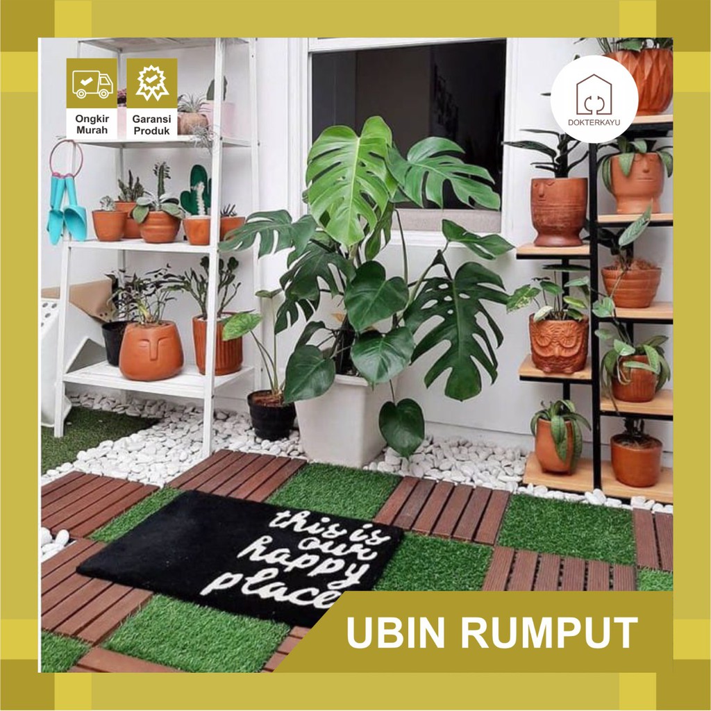 Dr.KAYU Lantai rumput sintetis / Dekorasi taman / Lantai taman | Shopee