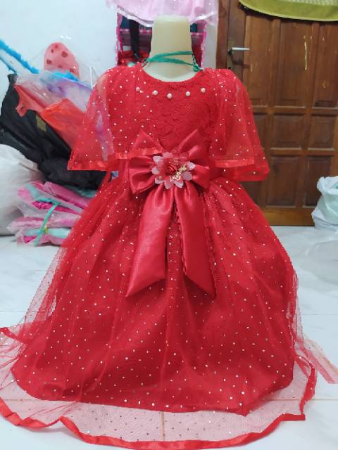 GAUN PRINCESS SAYAP RUMBAI