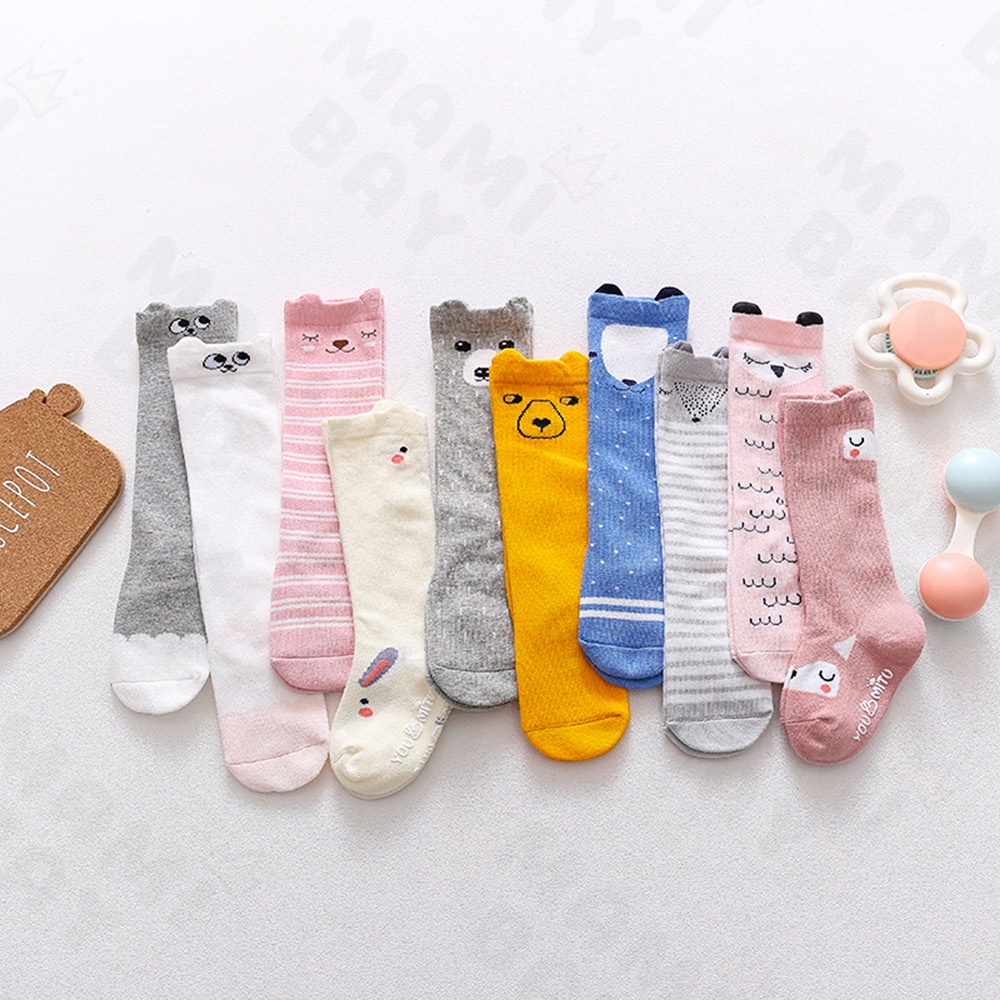 Mamibayi Kaos kaki bayi motif lucu kaos kaki anak anti slip