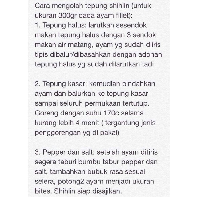 

pakai-siap-tepung-bumbu-tepung- tepung bumbu ayam goreng shilin khas taiwan rasa bbq + chilli