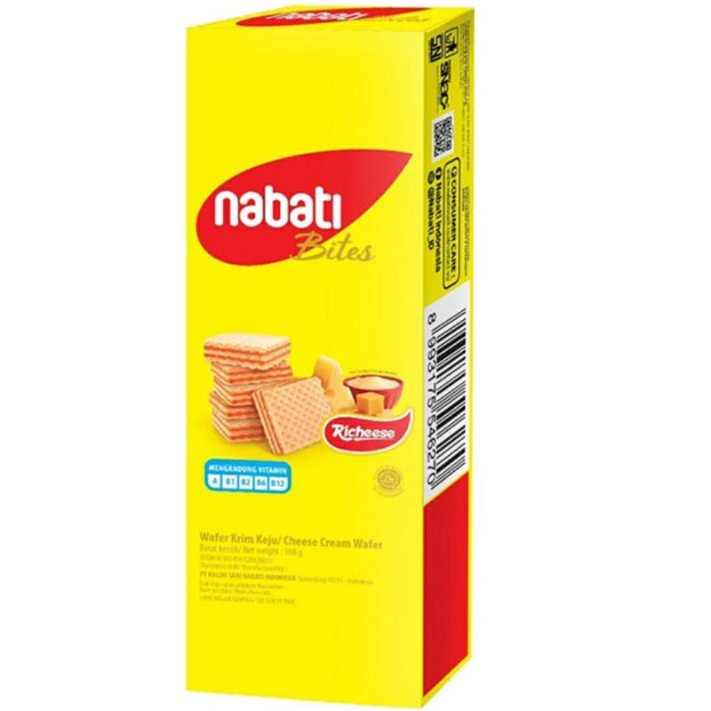 

Nabati Richeese Pasta Keju 4X8g