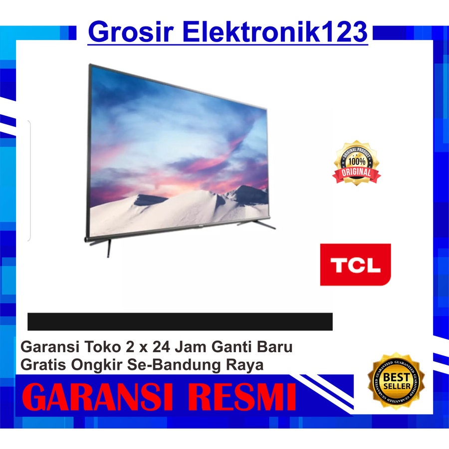 tv led tcl 43 inch 43a8 android smart 4k uhd led tv