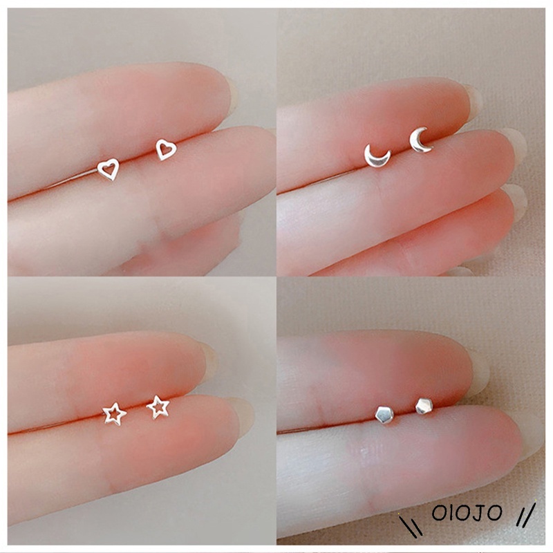 【COD】Fashion Korea Anting Bulan Hypoallergenic Untuk Wanita Perhiasan Manis Menyegarkan