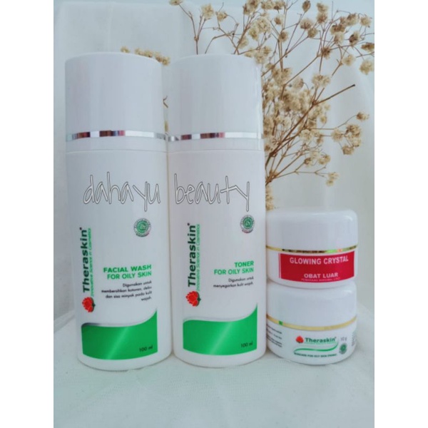 THERASKIN PAKET OILY GLOWING CRYSTAL