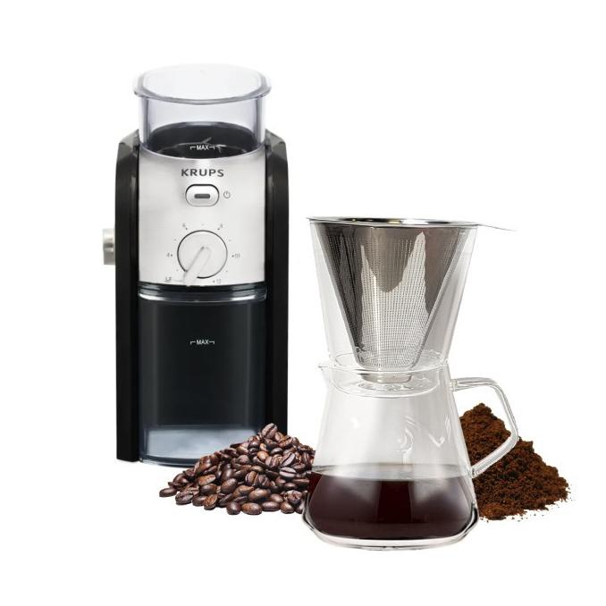 KRUPS COFFEE GRINDER / PENGGILING KOPI & MORI VIVA DRIP COFFEE MAKER GBFG654654