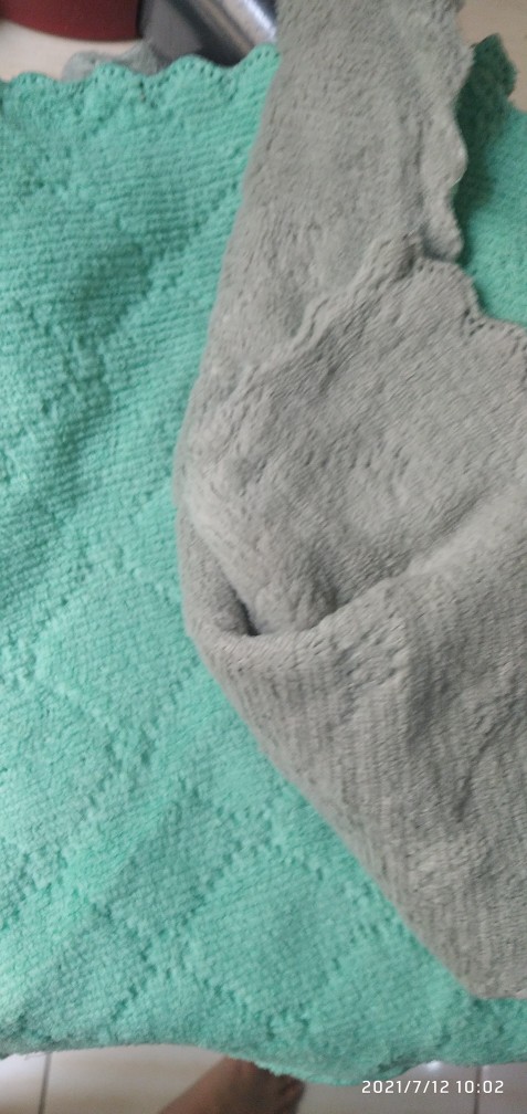 Dish Towel Kain Lap Piring Anti Minyak Bahan Coral Fleece Lap Handuk