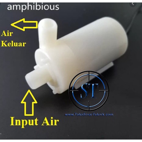 Pompa Air Celup Micro Mini DC 6V Water Pump Micro Submersible Arduino Kabel Pancuran Akuarium