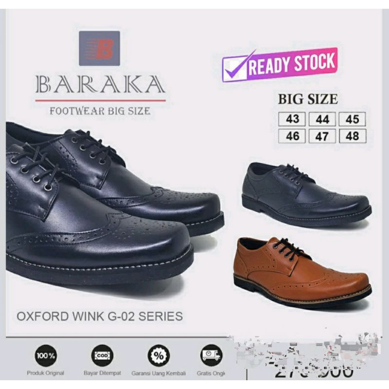 Sepatu Kerja Pantofel Kulit Big Size shoes 43.44.45.46.47.48 Pantofel Tali Size Besar JUMBO Oversize Tane Klasik,43