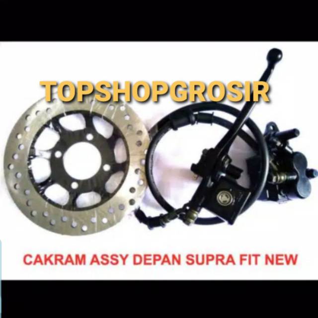 Cakram Assy Depan Rem Disk Assy 1 Set Supra Fit New A Class