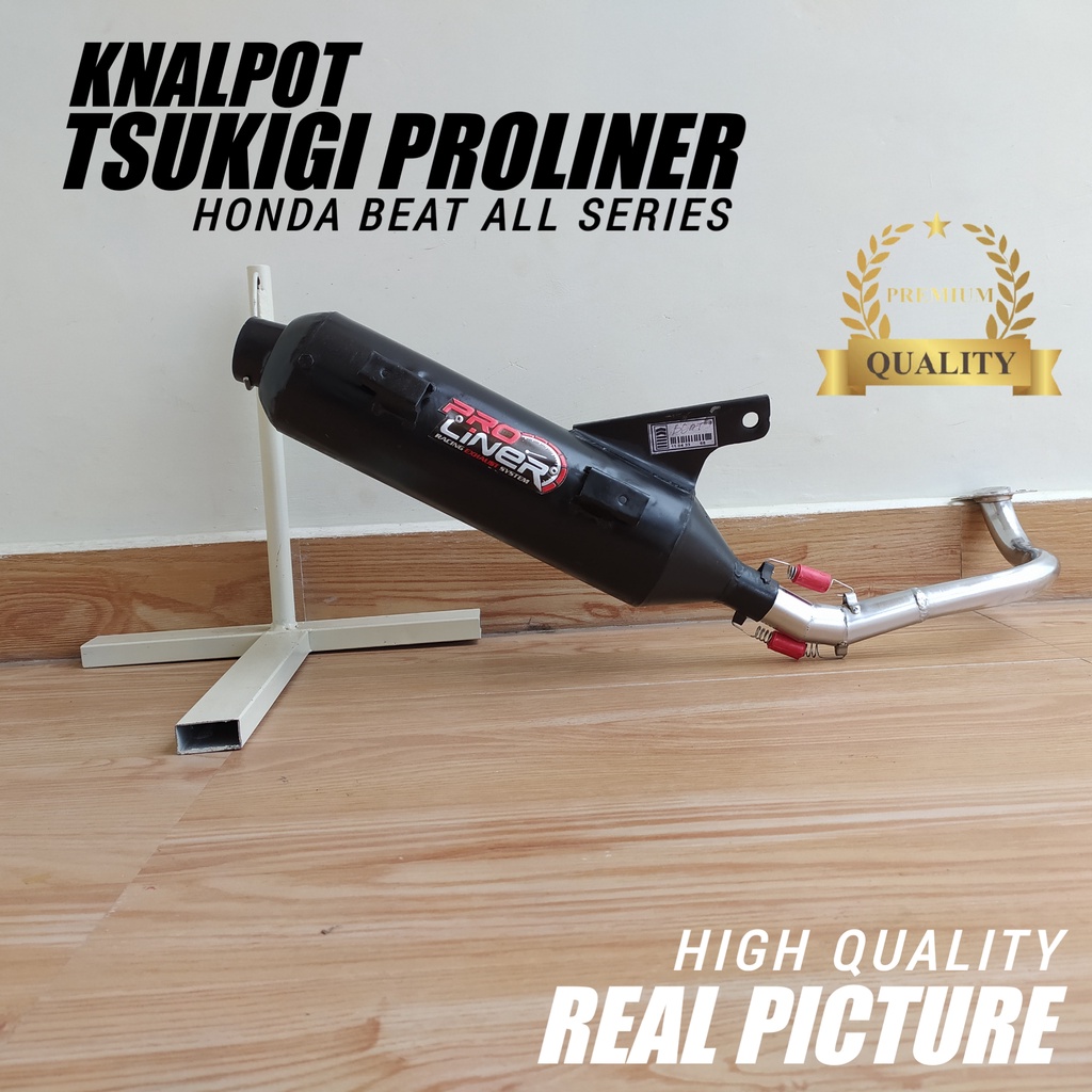 Knalpot Tsugi Tsukigi Sugigi Beat Karbu Fi Sporty Pop Street Deluxe New PROLINER BASS ADEM BULAT
