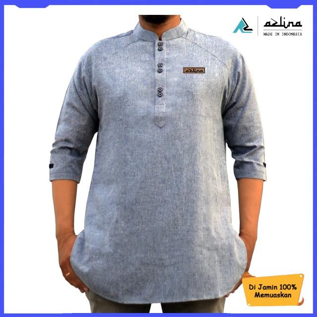 Baju Koko Kurta Pria Azlina Muslimin Terbaru Original Azlina