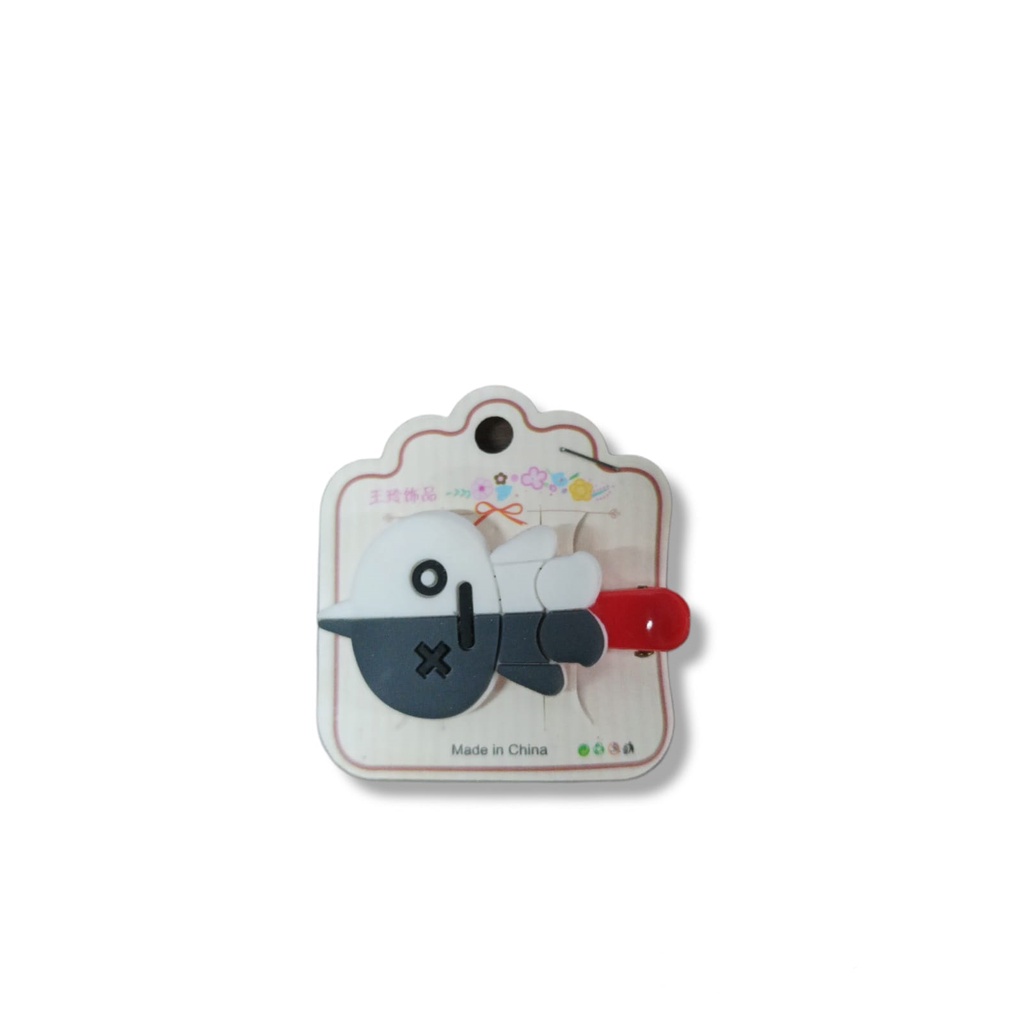 1PCS JEPIT RAMBUT ANAK SILICON KARAKTER LUCU BTS BT21-VAN
