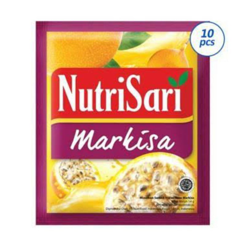 

NUTRISARI RENCENG MARKISA 10PCS X 14GRAM