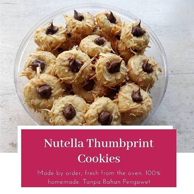 Resep Nutella Thumbprint Cookies Oleh Bunda Nafisha Cookpad