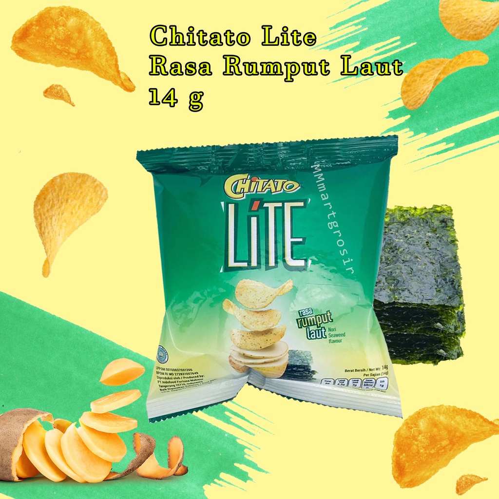 Jual Chitato Lite Snack Rasa Rumput Laut 14g Shopee Indonesia