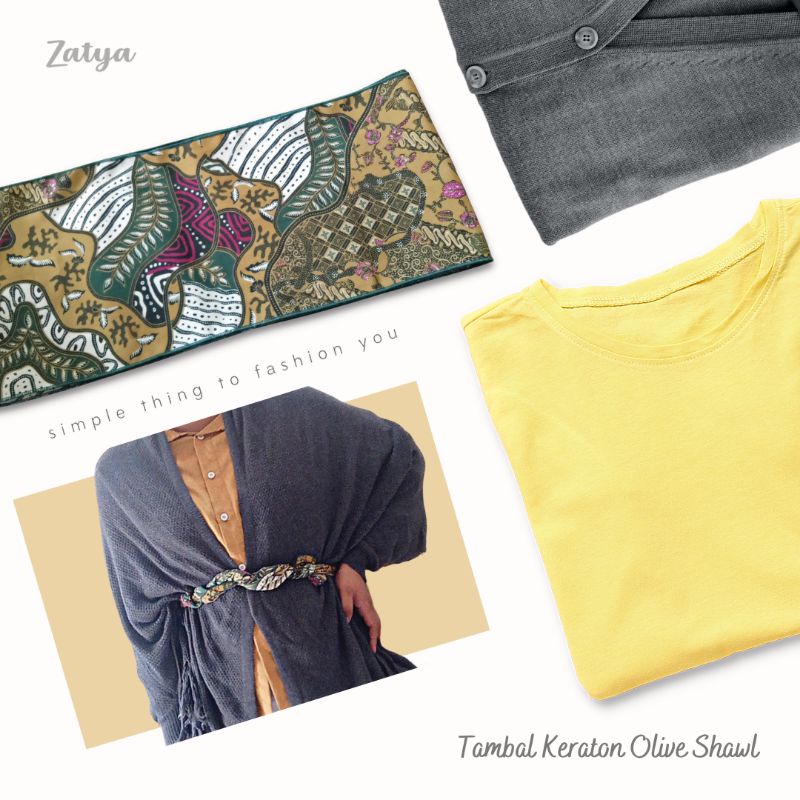 New Arrival ZATYA Long Syal/Scarf Batik Silk Series-1