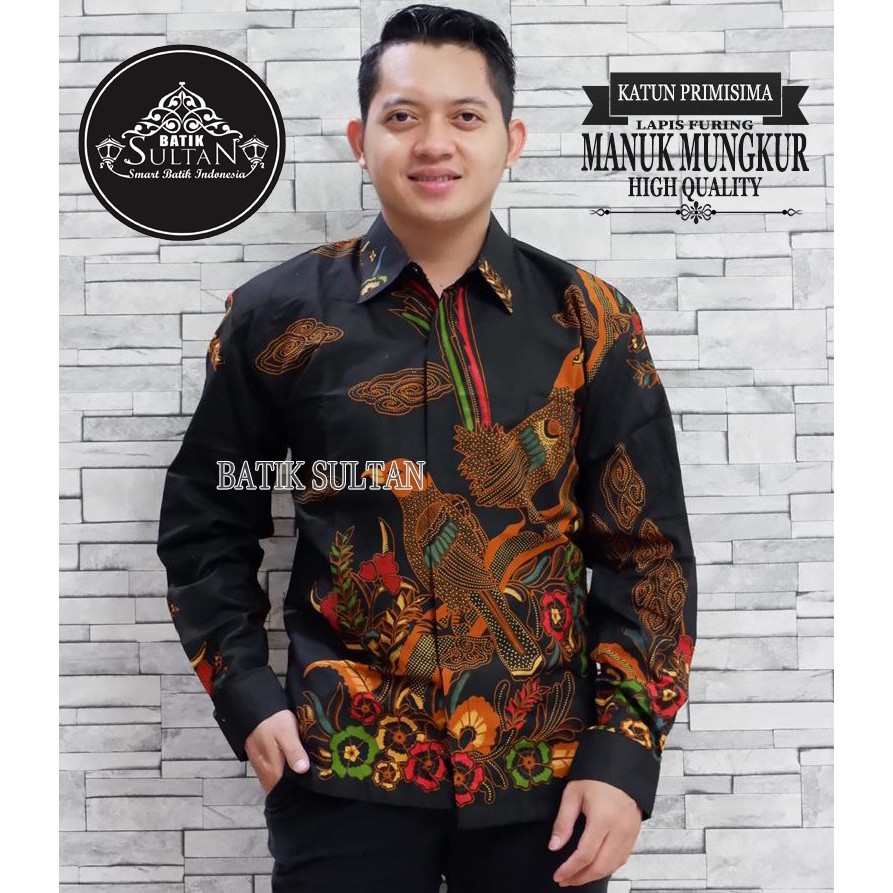 Manuk Mungkur Kemeja Batik Pria Panjang Full Furing by Batik Sultan