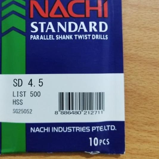 ♠ Mata Bor Besi Nachi 4,5mm/ Nachi 4.5mm ✶