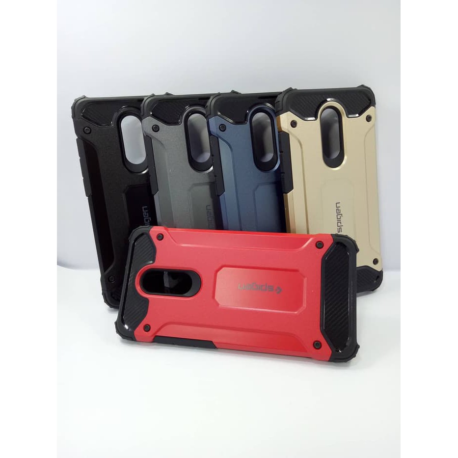 Promo Terbaru Case Xiaomi Redmi 5 5plus SPIGEN IRON CARBON Softcase Hard Case
