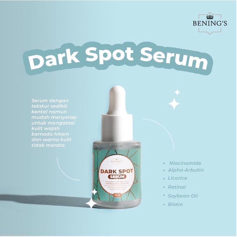 Serum Dark Spot untuk Flek Hitam Bekas Jerawat Melasma Bintik Hitam