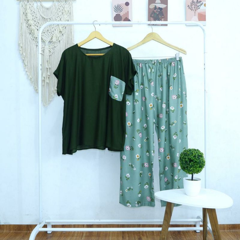 BABYDOLL JUMBO RAYON FIT TO XXXL LD 130 (CELANA PANJANG) SERI 1 LD125 LD130-PJXL 35