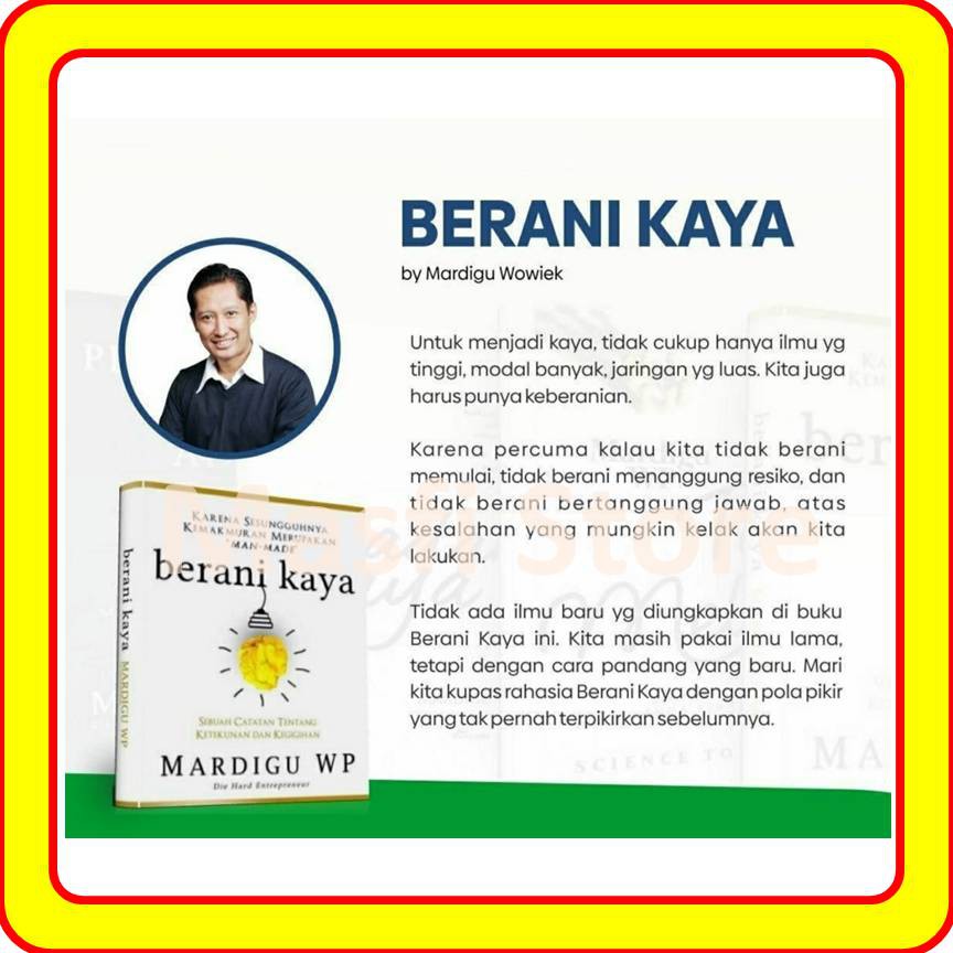 Berani Kaya by Mardigu Wowiek