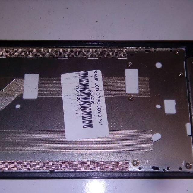 Dudukan lcd, tulang, bezel oppo a11 a11w black