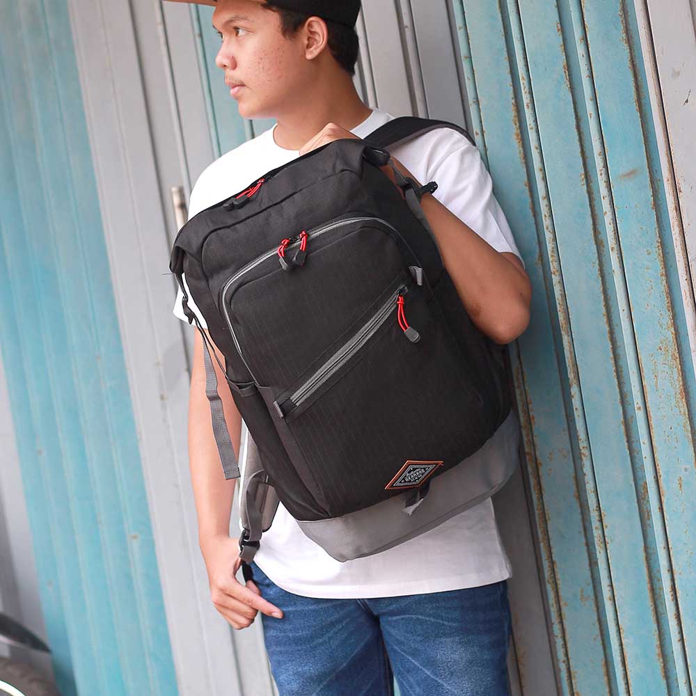 Tas Ransel Punggung Backpack Pria Cowok Adventure Gearbag Semi Carrier Kerja Kuliah Sekolah Original Kuat Traveling Backpacker  BA244