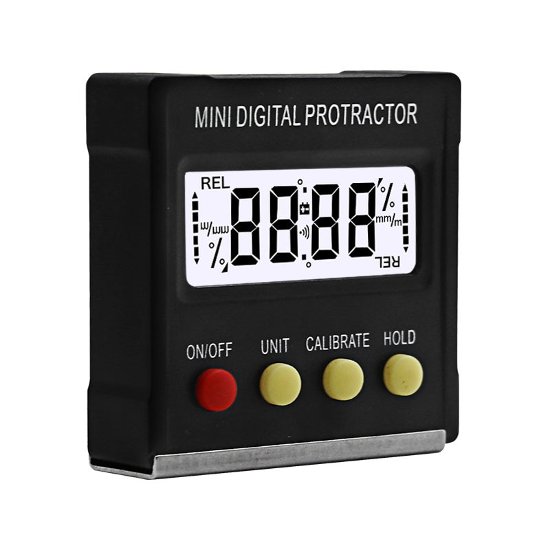 Bisa COD Alat Ukur Sudut Kemiringan Digital Protractor Inclinometer Level with Magnetics Angle Measuring - JIGONG JIG-RT001