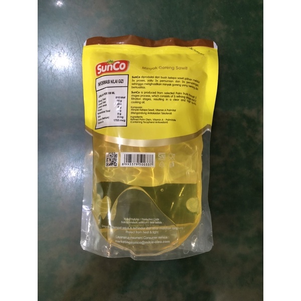 [REFILL] SUNCO Minyak Goreng 500 ml